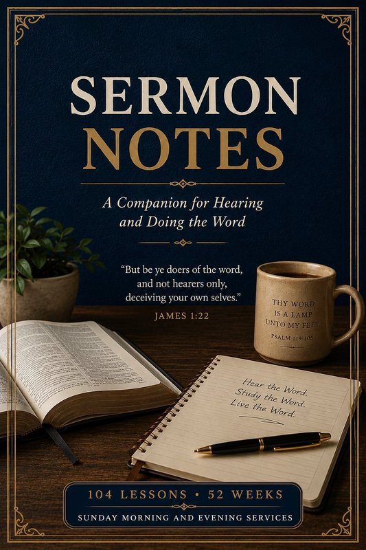 Sermon Notes by Gage Coldwater
